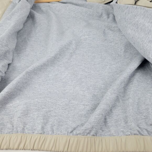 Van Heusen Full Zip Jacket Mens Size Large Lightweight Lined Beige - Picture 5 of 9